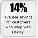 14% - average savings for customers shopping with us